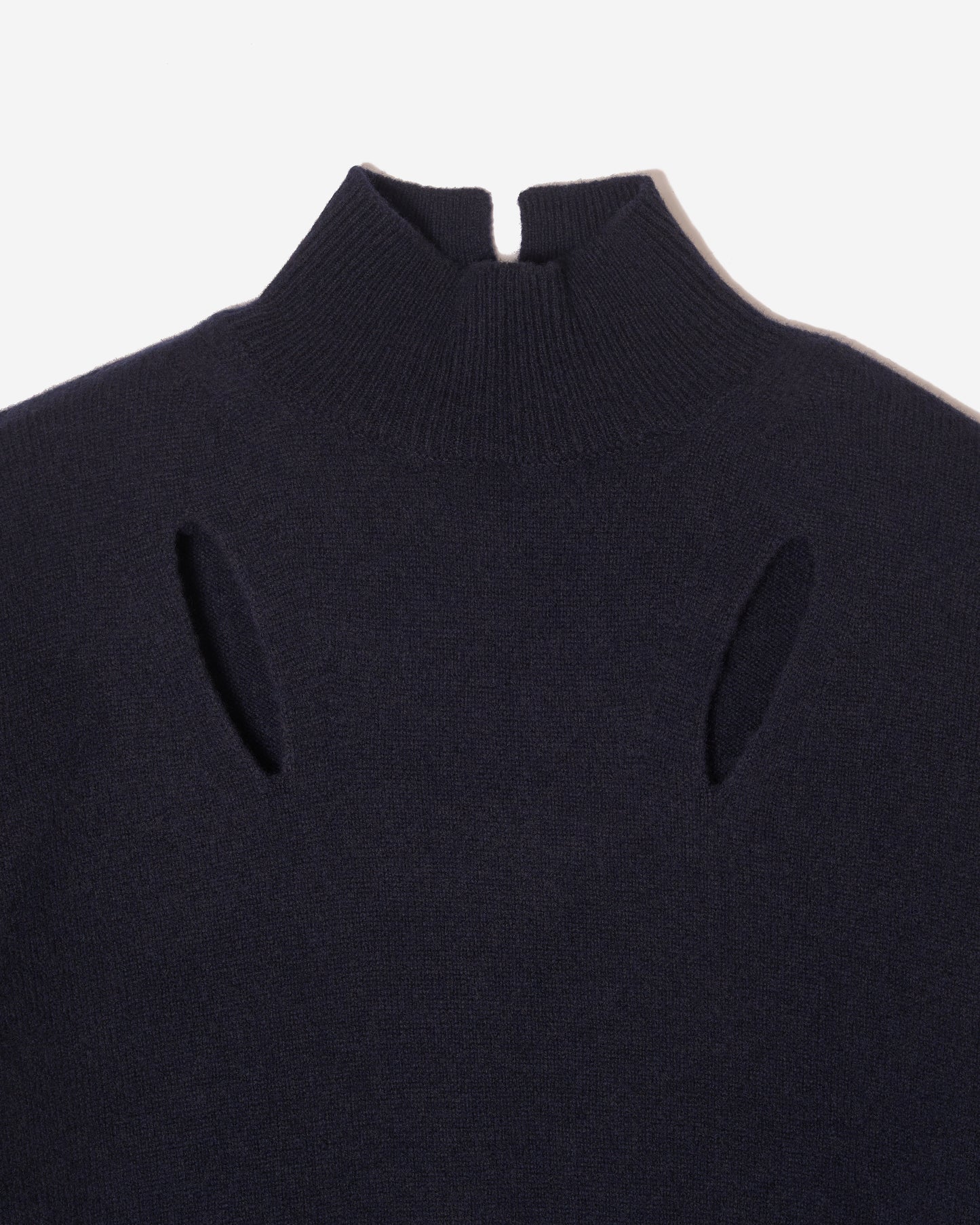 CEST-SLIT EXTENDED-RIB  SWEATER